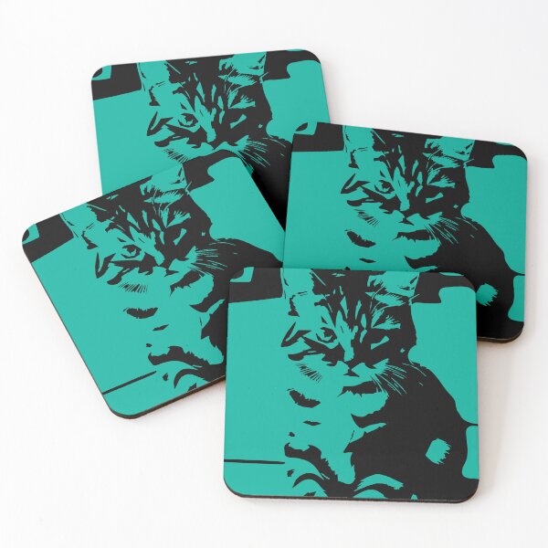 Item preview, Emerald Silhouette of a Cat designed and sold by PURNOMATRA.