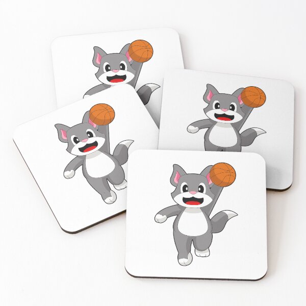 Item preview, Cat Basketball player Basketball designed and sold by Snabdesign84.
