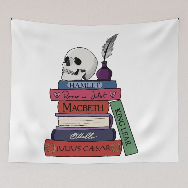 Item preview, Shakespeare tragedies book stack designed and sold by bookloversclub.