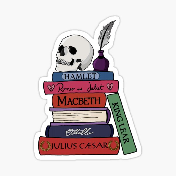 Item preview, Shakespeare tragedies book stack designed and sold by bookloversclub.