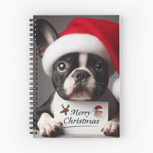 Item preview, Merry Christmas French Bulldog designed and sold by Bold-Splash.