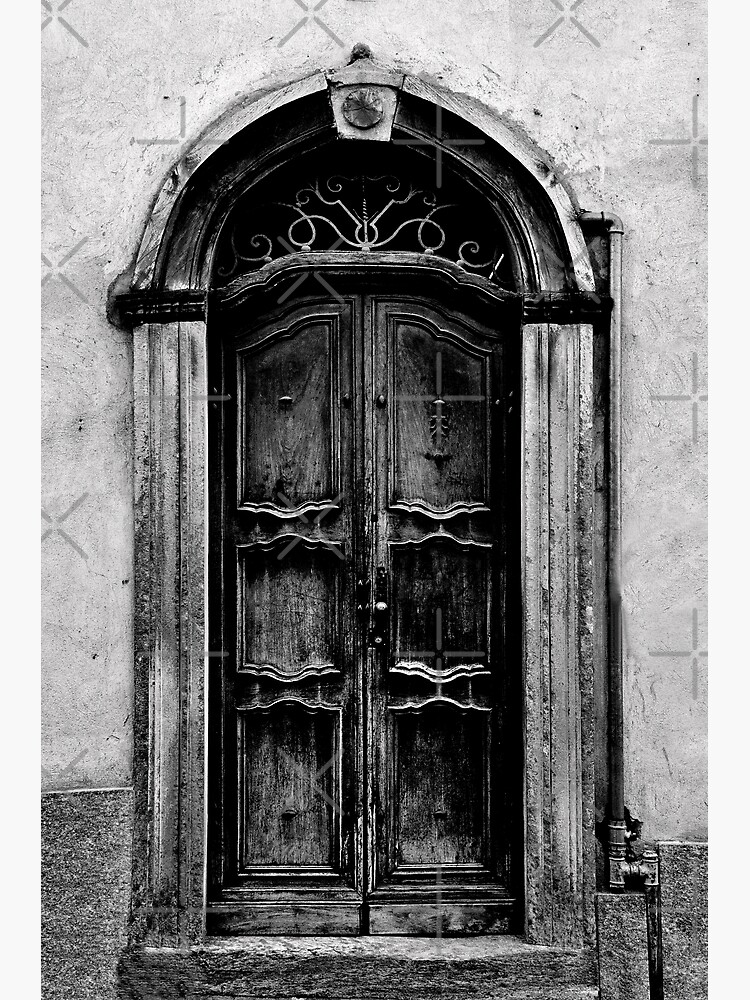 Thumbnail 3 of 3, Art Print, The Door in Black&White designed and sold by MaluC.