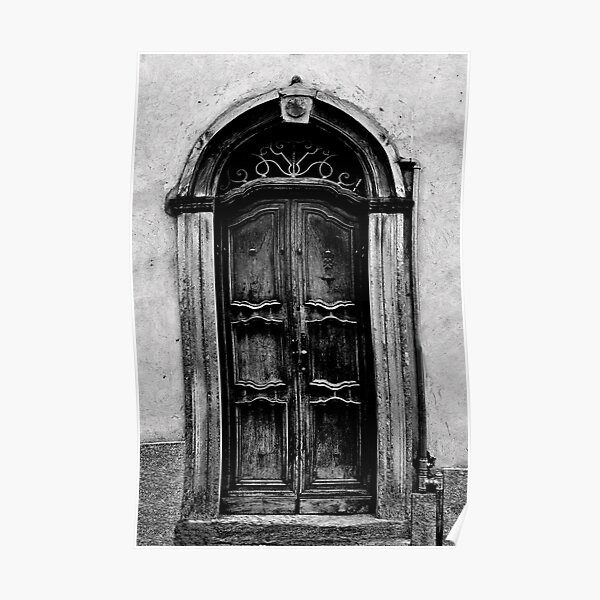The Door in Black&White Poster