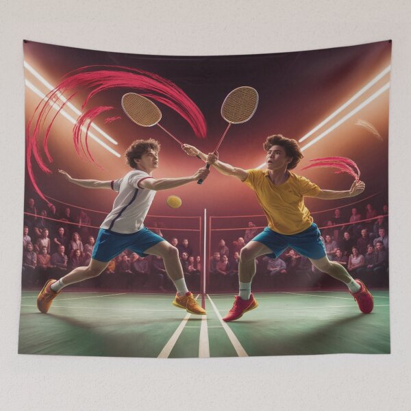 Item preview, Feather and racket game designed and sold by Oruam-JimMor.