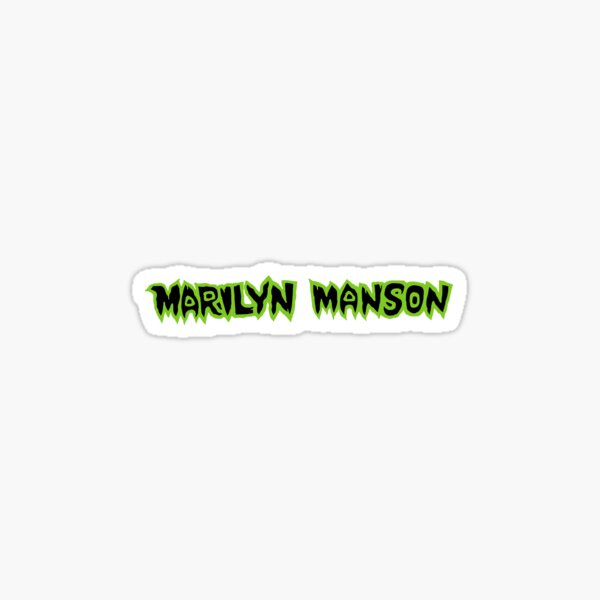Item preview, Marilyn Manson Logo designed and sold by GroovyBumpkin.
