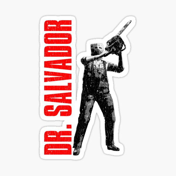 Artikel-Vorschau von Resident Evil 4: Dr. Salvador in Not, designt und verkauft von Power Up Prints.