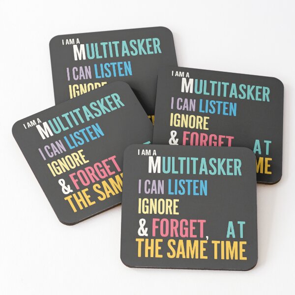 Item preview, Multitasking Master Sarcastic Humor T-Shirt designed and sold by InkExpression.