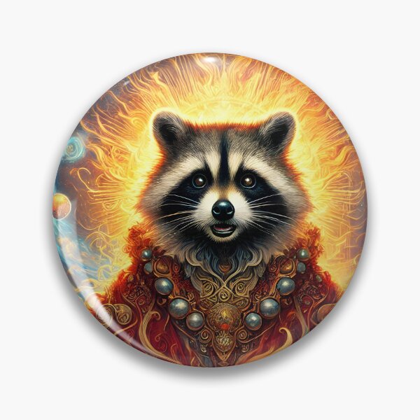 Item preview, The Cosmic Raccoon Oracle designed and sold by ArtPrintsUSA.