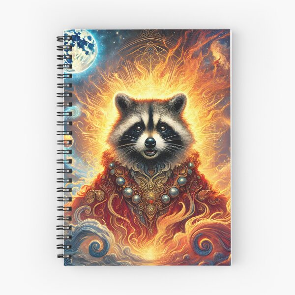 Item preview, The Cosmic Raccoon Oracle designed and sold by ArtPrintsUSA.