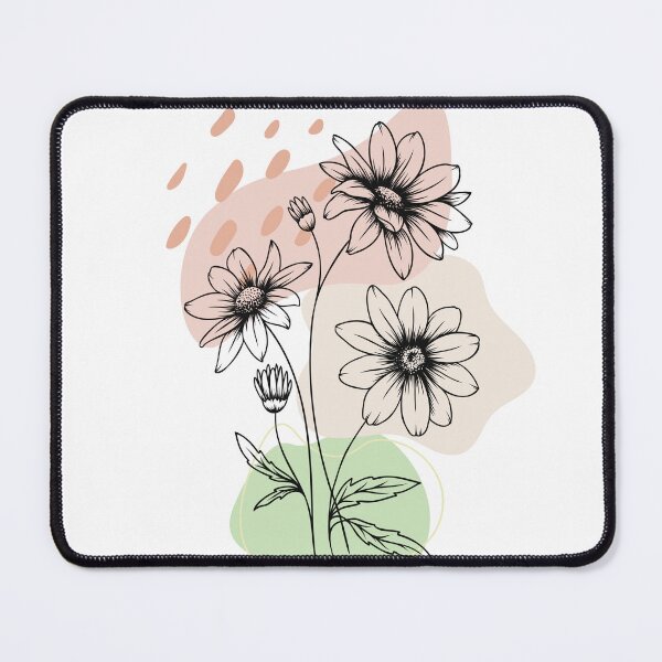 Item preview, Chamomile Daisy bundle boho line art designed and sold by Klaudesign.