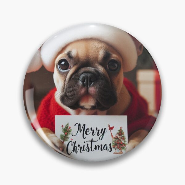 Item preview, Feliz Navidad Bulldog Francés designed and sold by Bold-Splash.