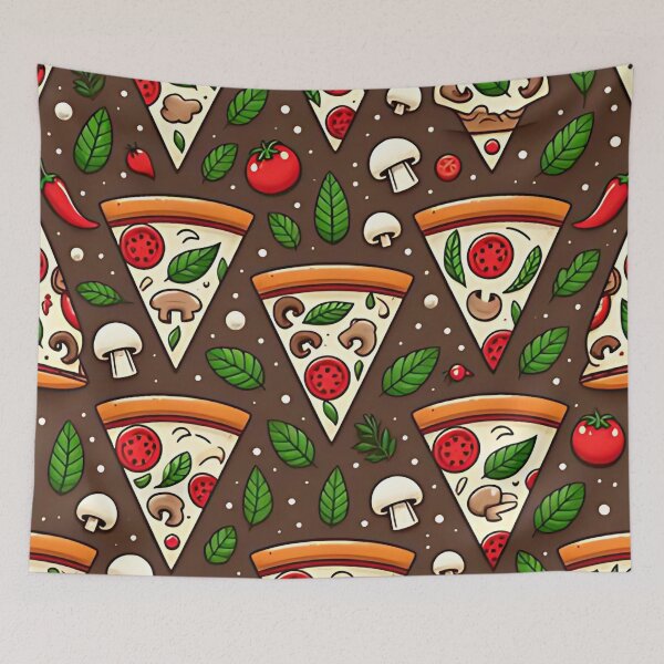 Item preview, Pizza pattern designed and sold by Haji  Kamora.