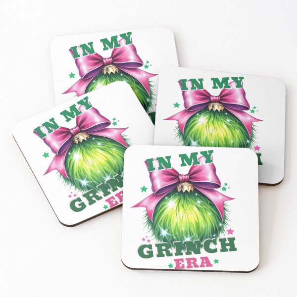 Item preview, In my Grinch Era Grinch Christmas Humor Design designed and sold by Dominika Farkašová.
