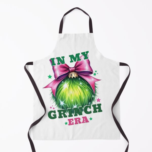 Item preview, In my Grinch Era Grinch Christmas Humor Design designed and sold by Dominika Farkašová.