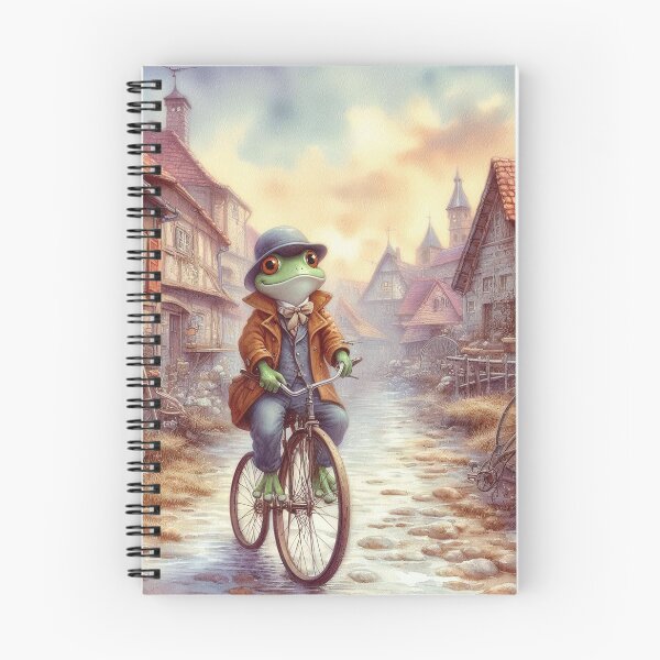 Item preview, Vintage Frog on Bicycle designed and sold by MarinaFila.