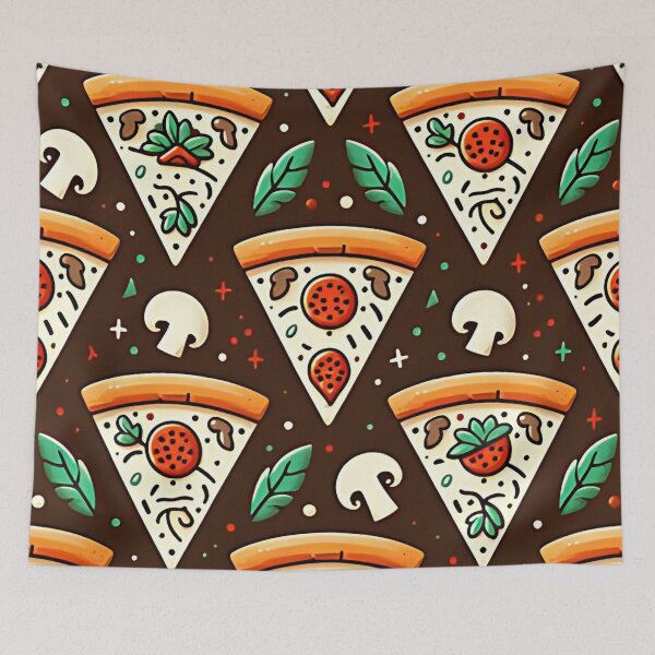 Item preview, Pizza pattern designed and sold by Haji  Kamora.