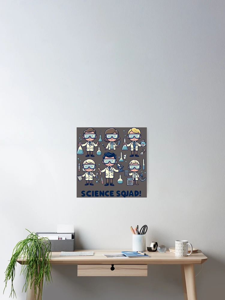 Thumbnail 2 of 3, Poster, Science Squad designed and sold by Monem-RASH.