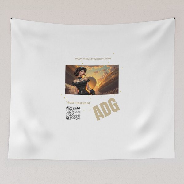 Item preview, Steam Punk Maiden with Blimp Tee designed and sold by THELAZYEYESHOP.