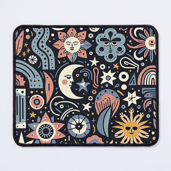Item preview, A playful celestial pattern designed and sold by Haji  Kamora.