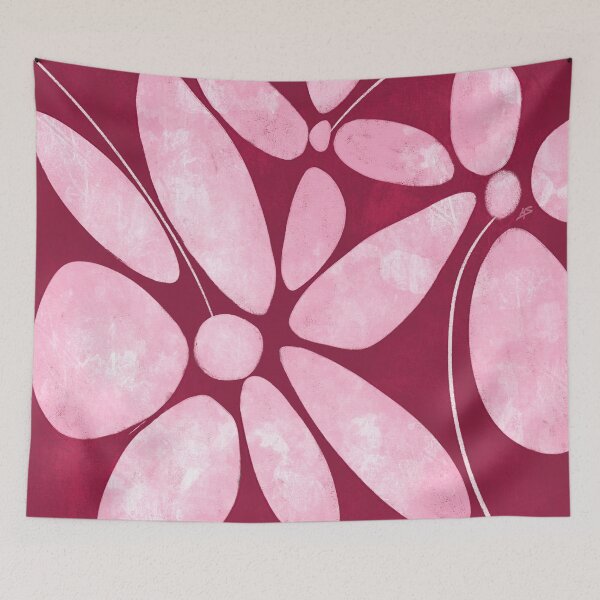 Item preview, Large Flowers | Raspberry Pink designed and sold by Menega  Sabidussi.