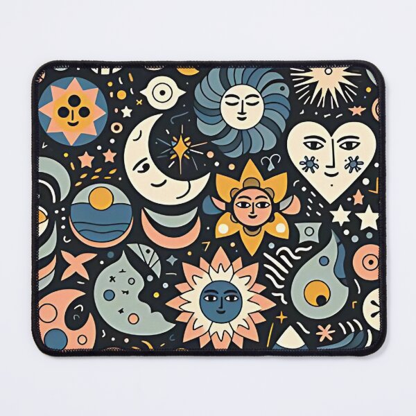 Item preview, A playful celestial pattern designed and sold by Haji Kamora.