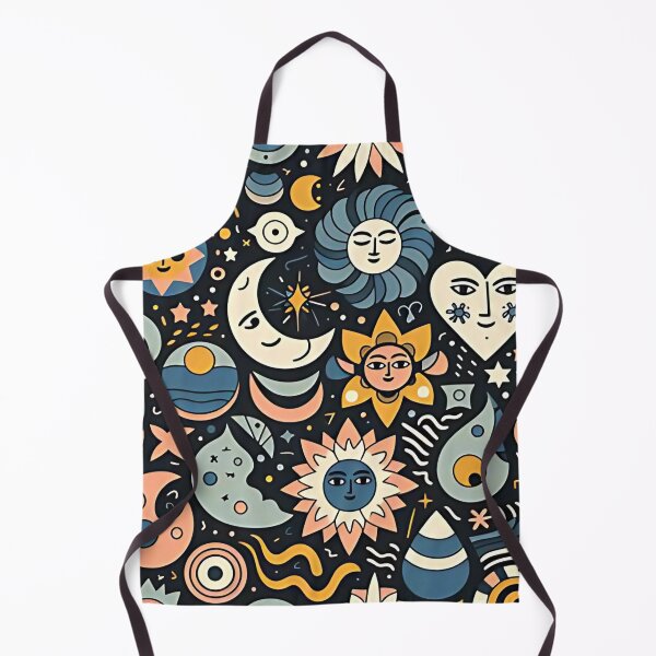 Item preview, A playful celestial pattern designed and sold by Haji Kamora.