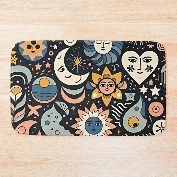 Item preview, A playful celestial pattern designed and sold by Haji  Kamora.