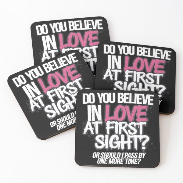 Item preview,  Do you believe in love at first sight or should I pass by one more time? designed and sold by BugiDesignArt.
