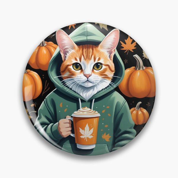 Item preview, Pumpkin Spice Latte Hoodie: Fall’s Cutest Kitty Look designed and sold by 2gather1ness.