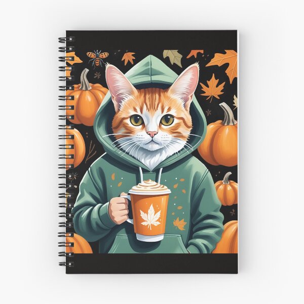 Item preview, Pumpkin Spice Latte Hoodie: Fall’s Cutest Kitty Look designed and sold by 2gather1ness.