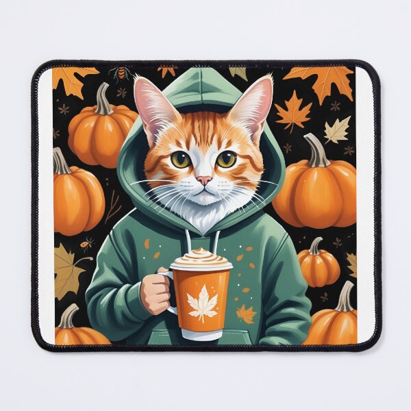Item preview, Pumpkin Spice Latte Hoodie: Fall’s Cutest Kitty Look designed and sold by 2gather1ness.