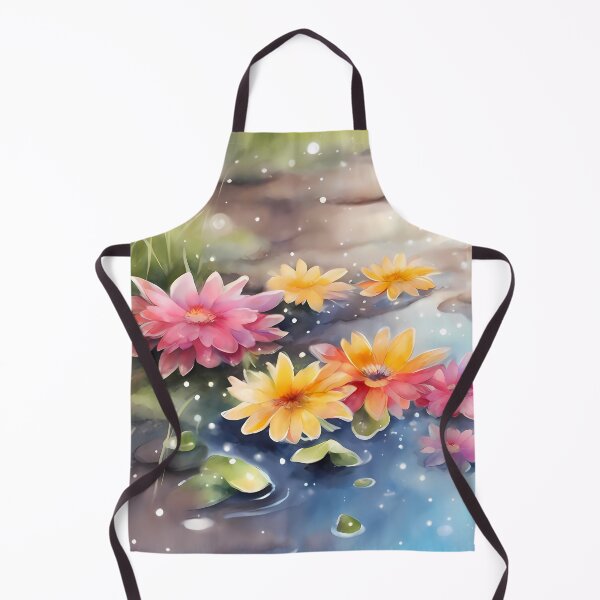 Item preview, Colorful Flowers in Water Puddle designed and sold by CalmnessbyChoice.