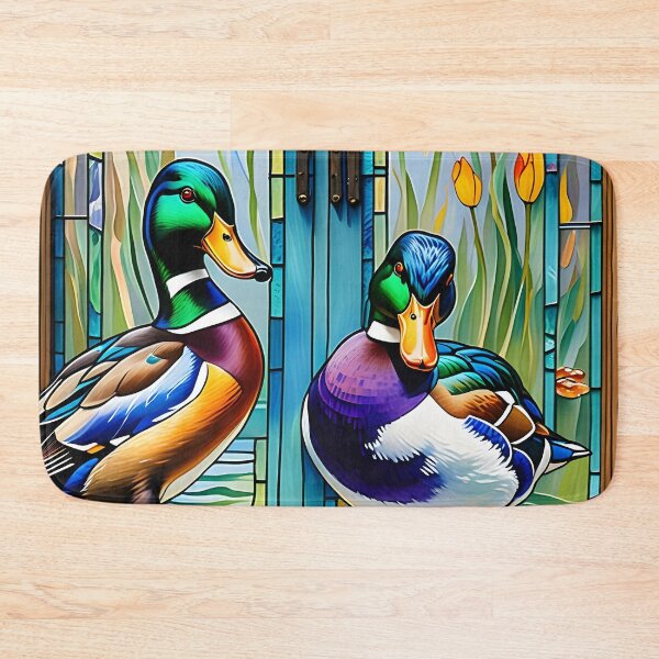 Item preview, Mallard Ducks and Flowers designed and sold by Paw's Arts.