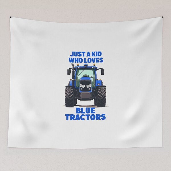 Item preview, Just a Kid Who Loves Blue Tractors designed and sold by REAL IRISH GIFTS.