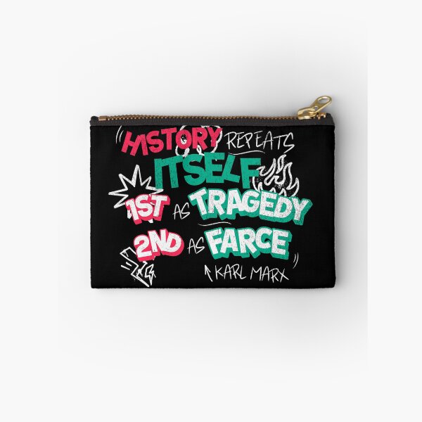 Item preview, Historical Quote Karl Marx Quote History Repeats Itself designed and sold by chrisrivait.