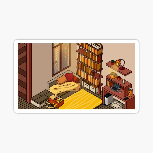 Item preview, Cozy Fall Apartment Bliss designed and sold by StoryForge.