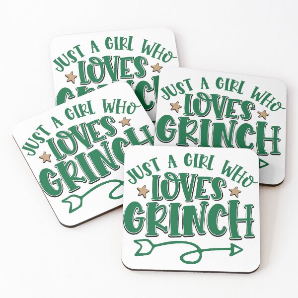 Item preview, ust a Girl who Just Love Grinch Green Merry Christmas designed and sold by Dominika Farkašová.