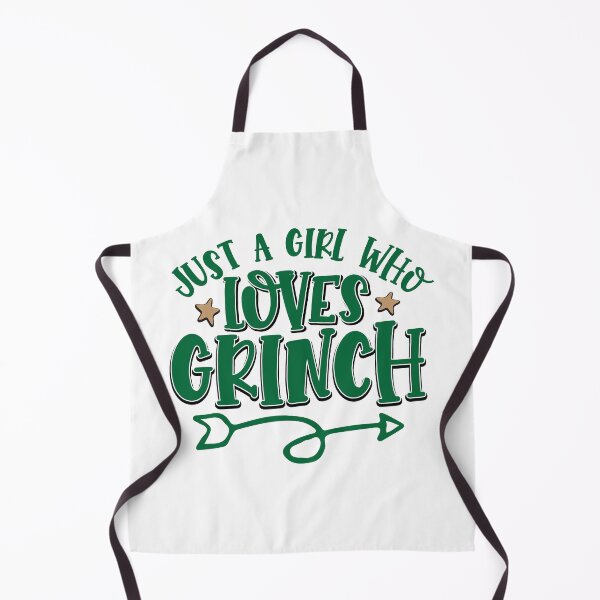 Item preview, ust a Girl who Just Love Grinch Green Merry Christmas designed and sold by Dominika Farkašová.