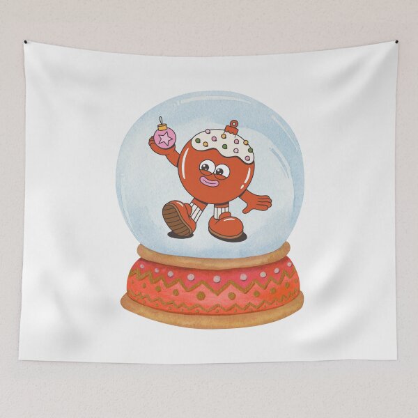 Item preview, Holiday Ornament Snow Globe - Festive Christmas Decor designed and sold by LeStudioSHB.