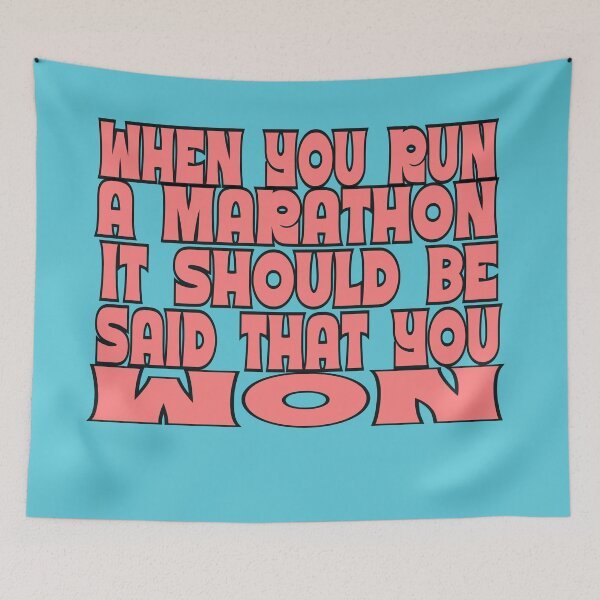 Item preview, When You Run a Marathon, It Should Be Said That You Won – Running Motivation & Fitness Design – Runner Gift designed and sold by sednalafandy79.