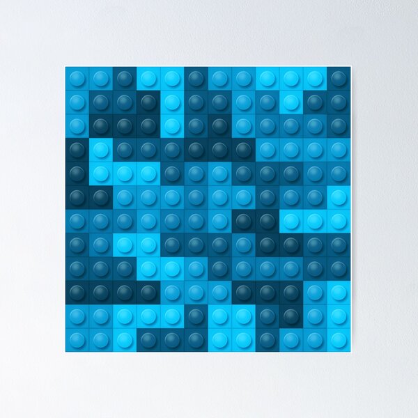 Item preview, Building Block Pattern Toy Bricks Seamless Pattern Design designed and sold by Gamify Store.