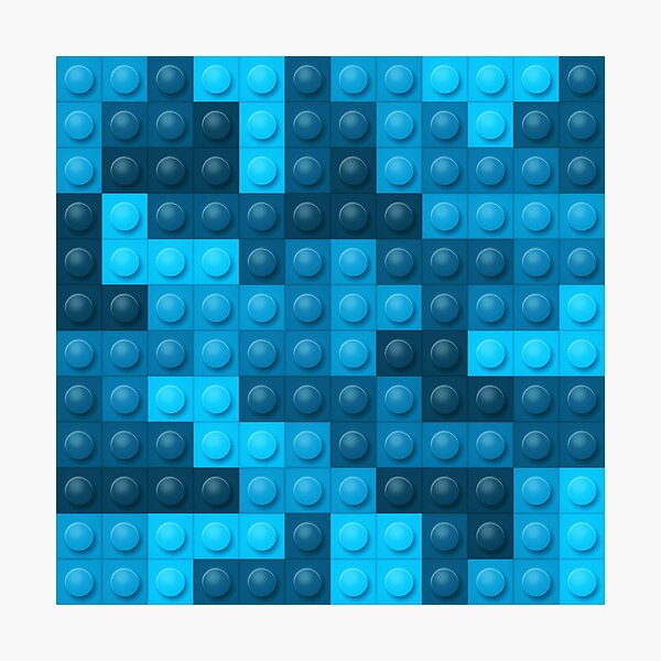 Item preview, Building Block Pattern Toy Bricks Seamless Pattern Design designed and sold by Gamify Store.