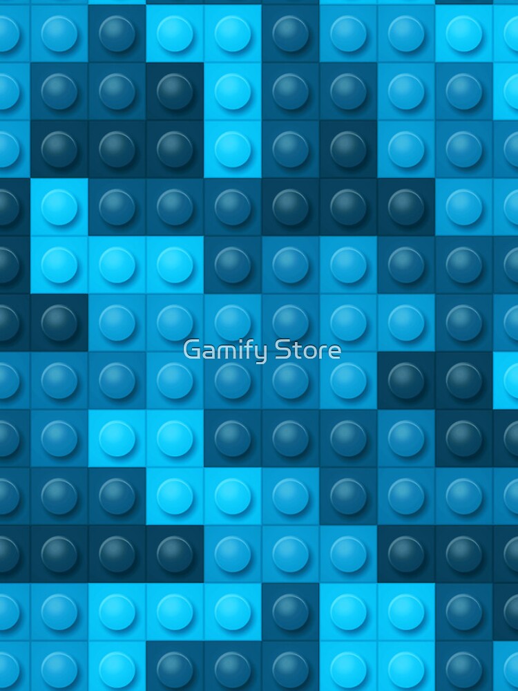 Thumbnail 4 of 4, iPhone Case, Building Block Pattern Toy Bricks Seamless Pattern Design designed and sold by BurgerBites.