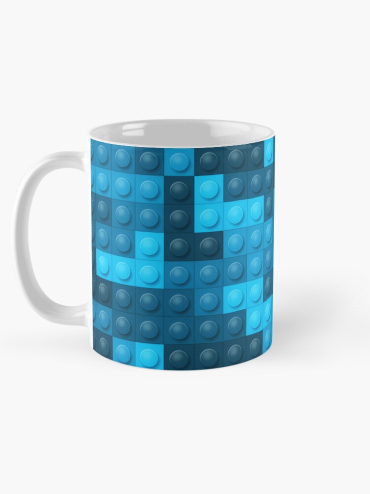 Thumbnail 5 of 6, Coffee Mug, Building Block Pattern Toy Bricks Seamless Pattern Design designed and sold by BurgerBites.