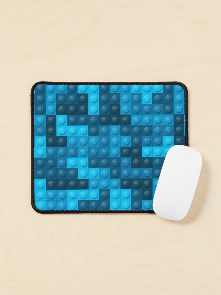 Thumbnail 1 of 5, Mouse Pad, Building Block Pattern Toy Bricks Seamless Pattern Design designed and sold by BurgerBites.