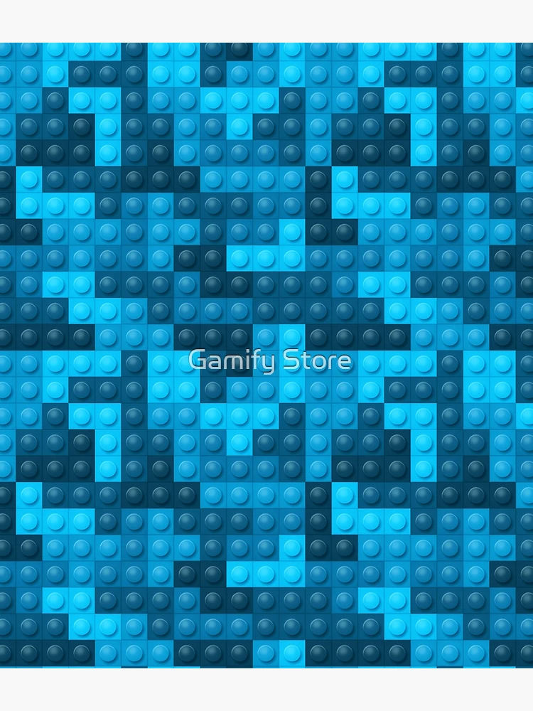 Thumbnail 3 of 3, Backpack, Building Block Pattern Toy Bricks Seamless Pattern Design designed and sold by Gamify Store.