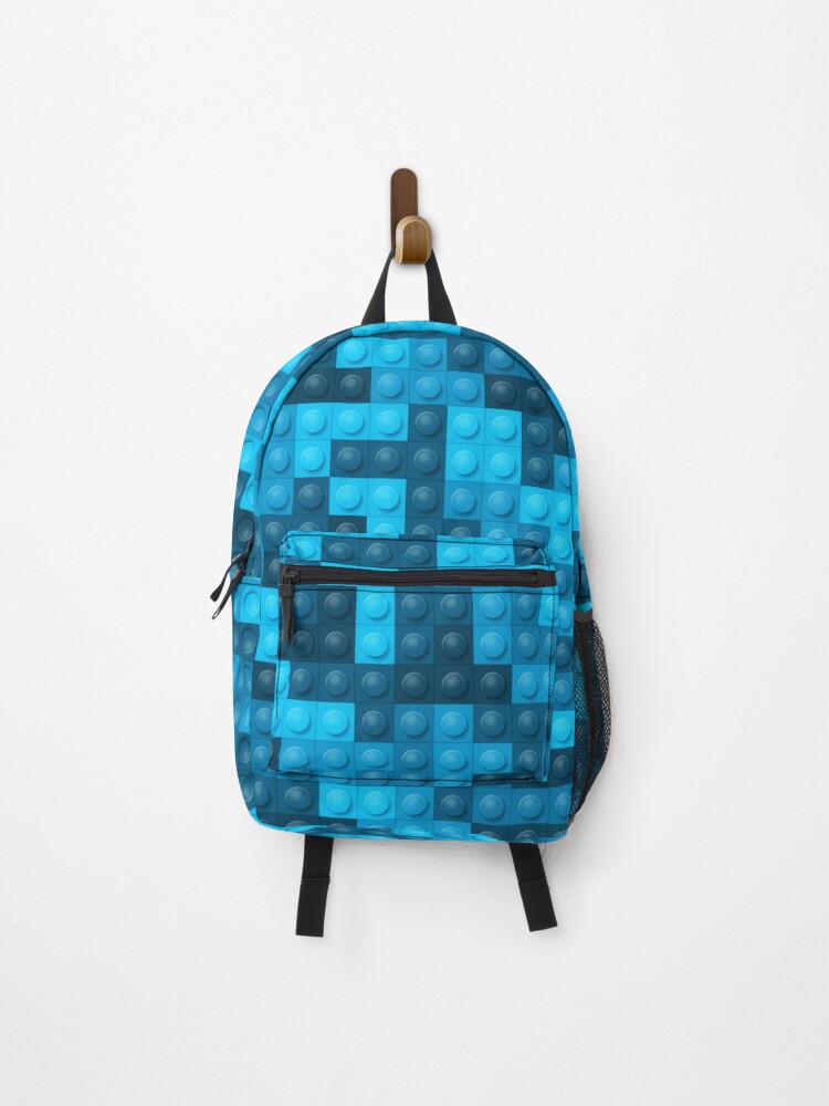 Thumbnail 1 of 3, Backpack, Building Block Pattern Toy Bricks Seamless Pattern Design designed and sold by BurgerBites.
