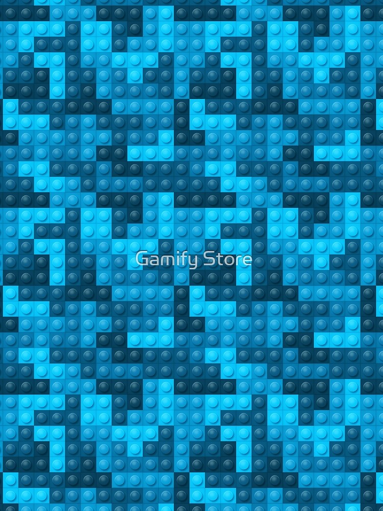 Thumbnail 3 of 3, Scarf, Building Block Pattern Toy Bricks Seamless Pattern Design designed and sold by BurgerBites.