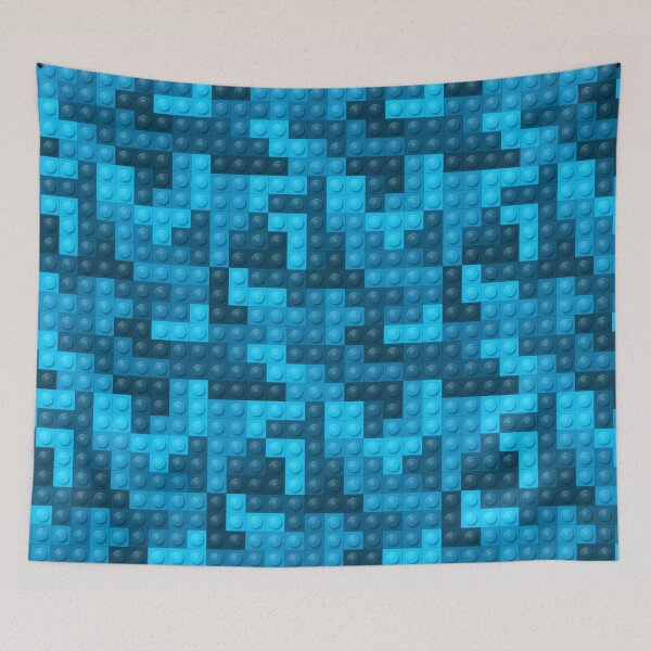 Item preview, Building Block Pattern Toy Bricks Seamless Pattern Design designed and sold by Gamify Store.