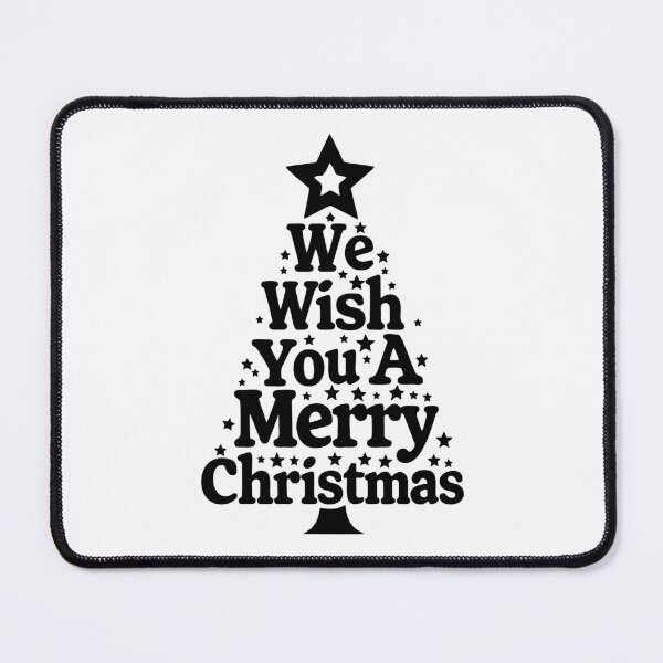 Item preview, We Wish You a Merry Christmas Tree Merry Christmas Tree Design designed and sold by My Favorite Store.